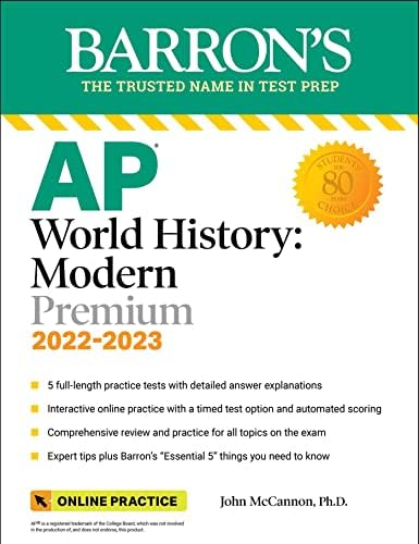 Amazon.com: AP World History: Modern Premium, 2024: Comprehensive